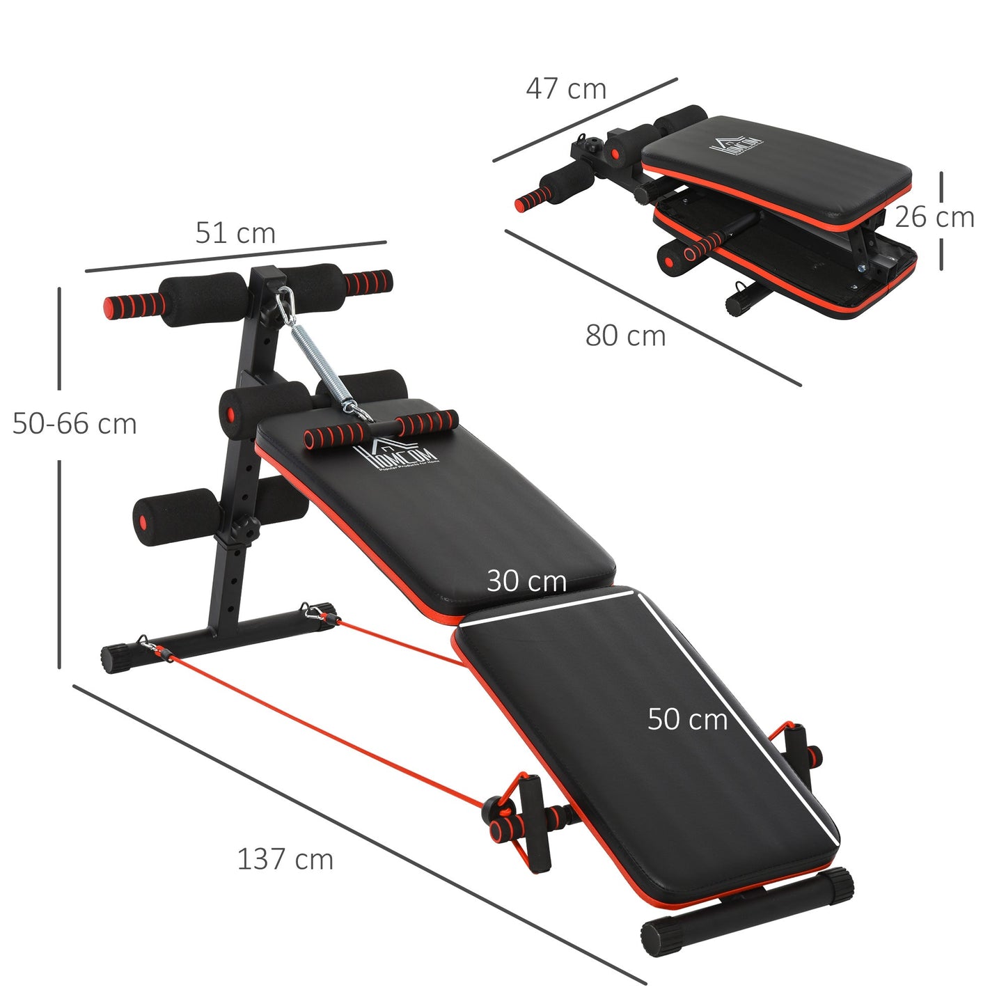 Foldable Sit-Up Bench-2