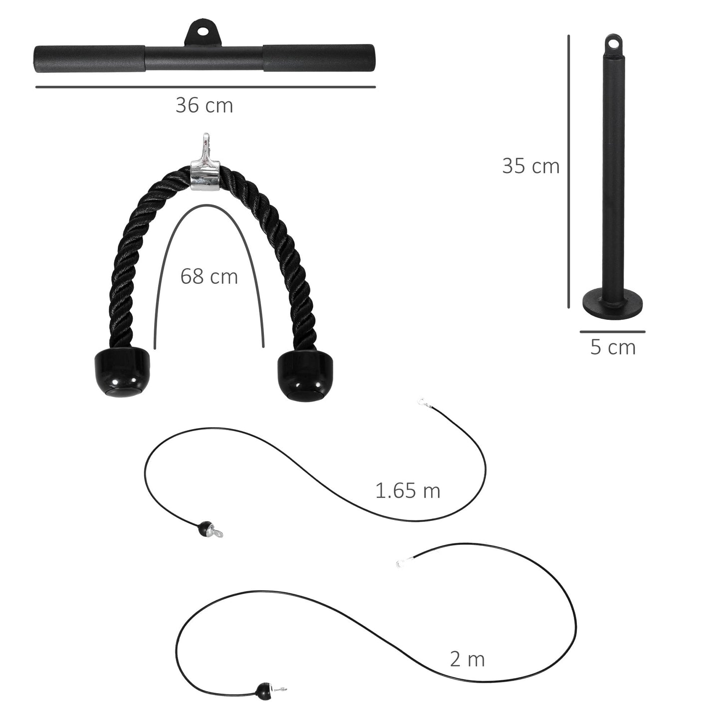 Multifunction Gym Pulley System-2
