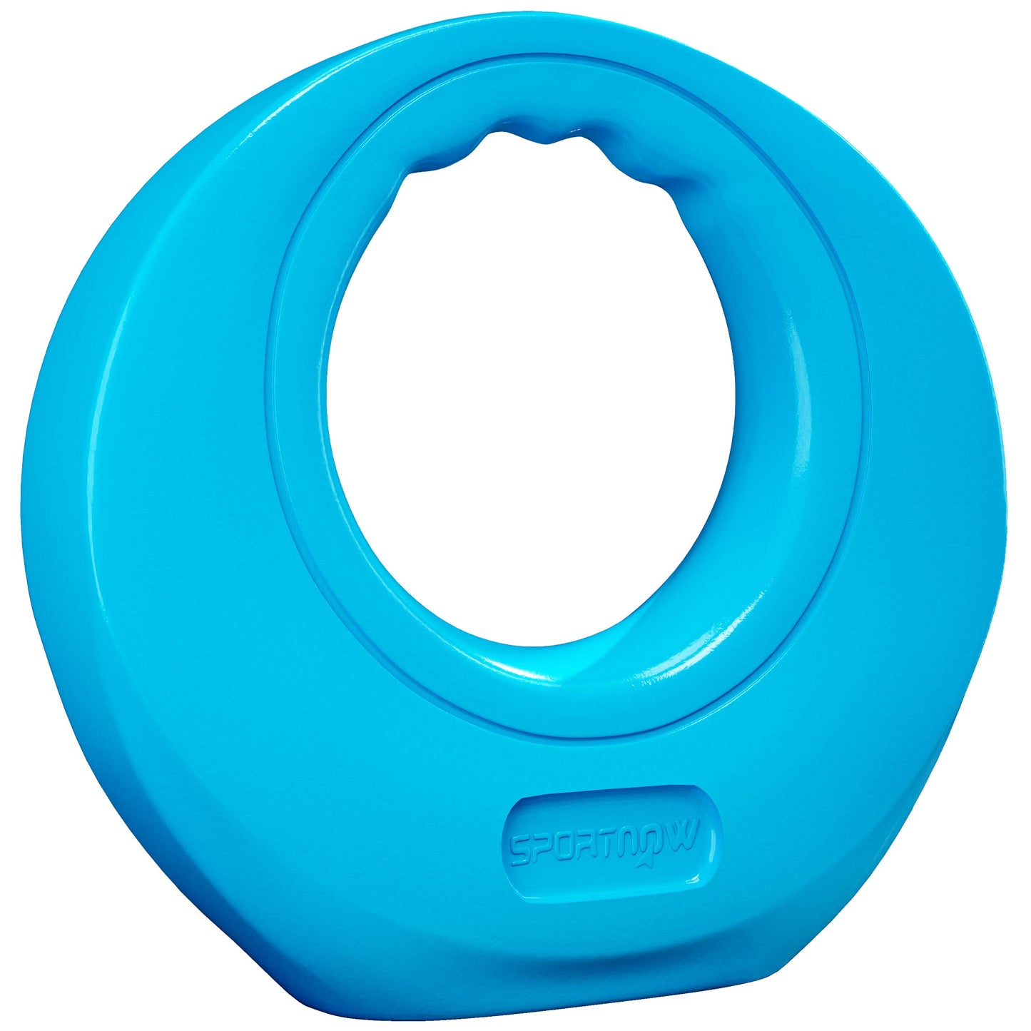 10kg Kettlebell, Soft Kettle Bell with Wide Handle for Home Gym, Weight Lifting, Strength Training, Light Blue-0