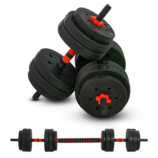 Adjustable Dumbbell & Barbell Set (25kg Total)-0