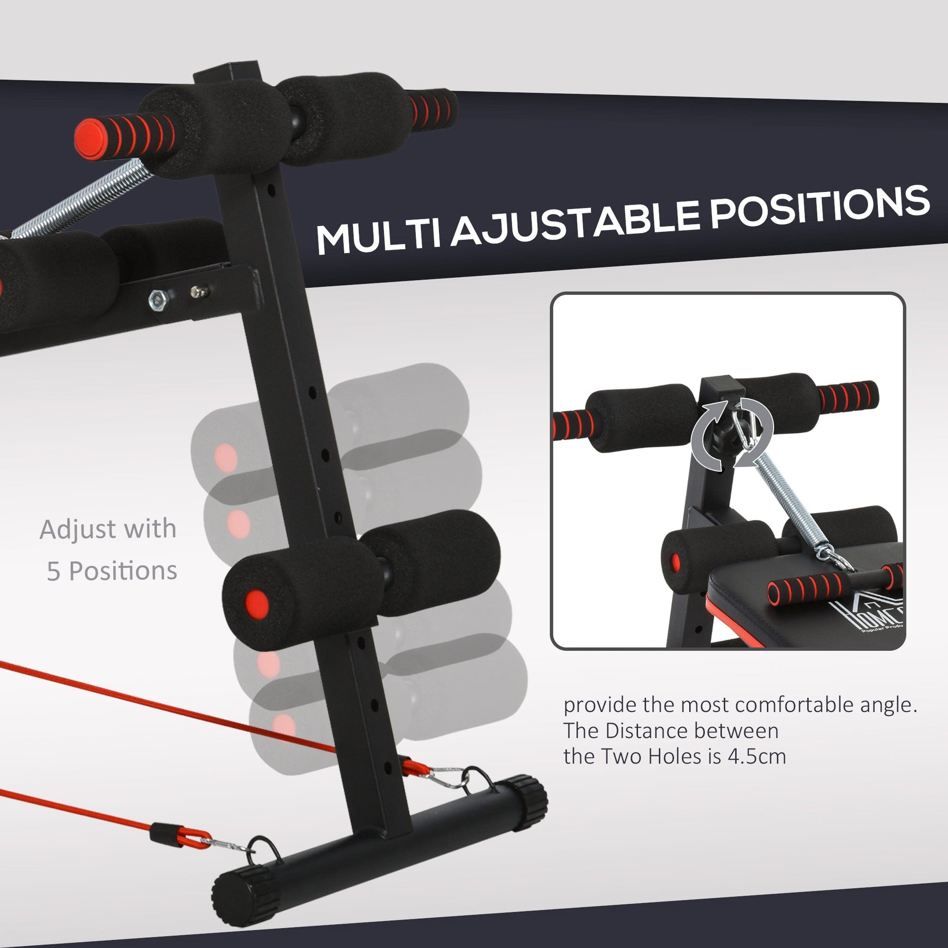Foldable Sit-Up Bench-4