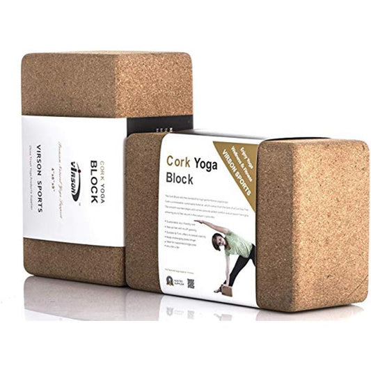 Cork Yoga Block – Natural, Non-Slip & Eco-Friendly