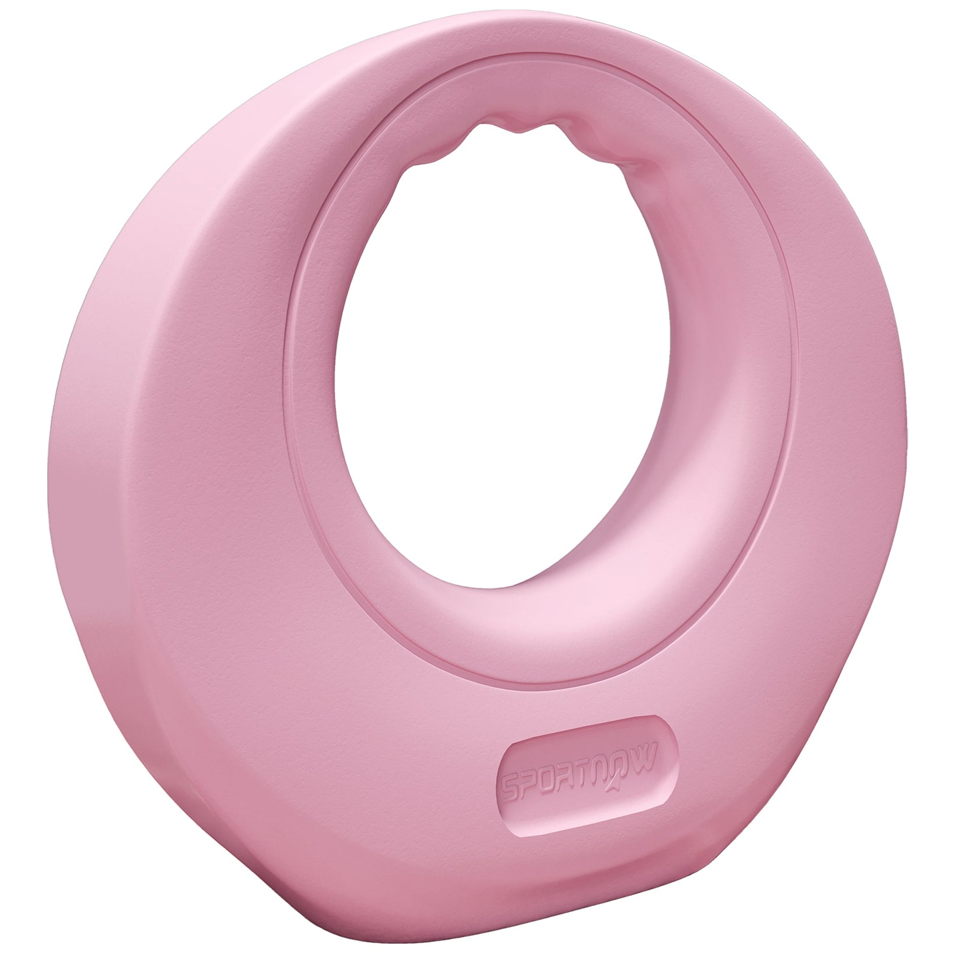 12kg Kettlebell, Soft Kettle Bell with Wide Handle for Home Gym, Weight Lifting, Strength Training, Pink-0