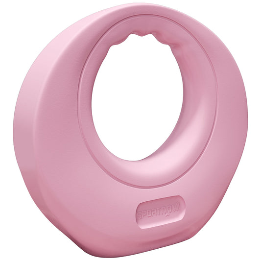 12kg Kettlebell, Soft Kettle Bell with Wide Handle for Home Gym, Weight Lifting, Strength Training, Pink-0
